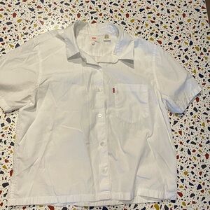Levi's Crisp White Button-Up Shirt